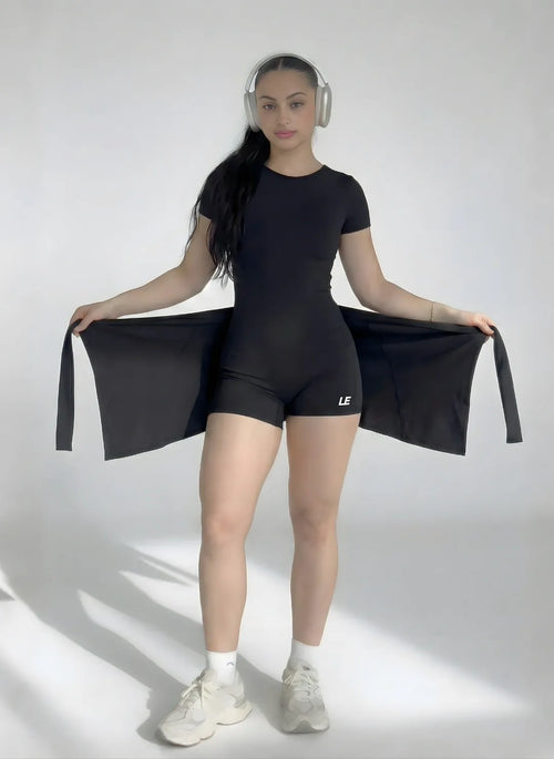 ENTERIZO VESTIDO ESSENTIALS CON MANGAS | LUSIAN REF.1169