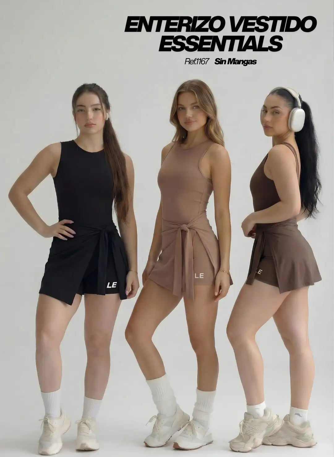 ENTERIZO ESSENTIALS DRESS SIN MANGAS | LUSIAN REF.1167