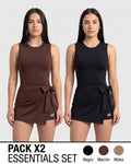 ENTERIZO VESTIDO ESSENTIALS SIN MANGAS | LUSIAN REF.1167